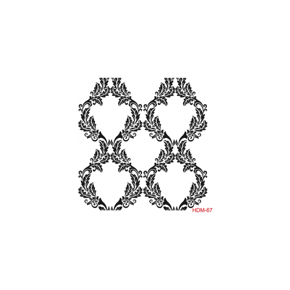 Home Decor Midi Stencil 22*22 cm hdm-67