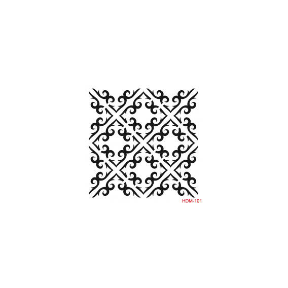 HOME DECOR MİDİ STENCİL 22*22 CM HDM-101