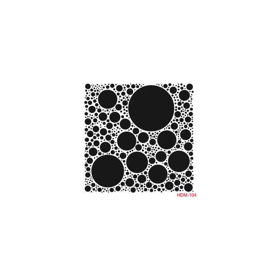 HOME DECOR MİDİ STENCİL 22*22 CM HDM-104