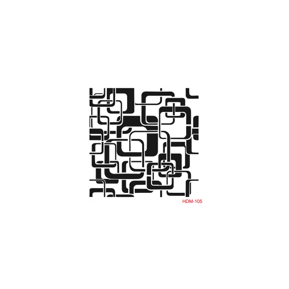 HOME DECOR MİDİ STENCİL 22*22 CM HDM-105