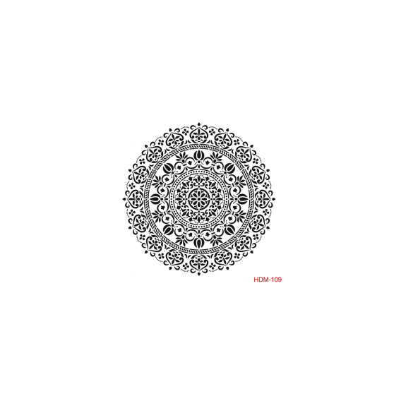 HOME DECOR MİDİ STENCİL 22*22 CM HDM-109