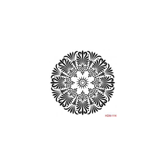 HOME DECOR MİDİ STENCİL 22*22 CM HDM-114