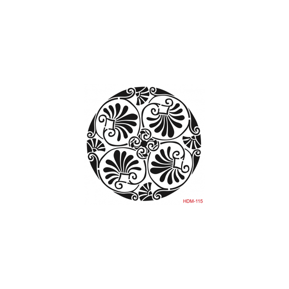 HOME DECOR MİDİ STENCİL 22*22 CM HDM-115