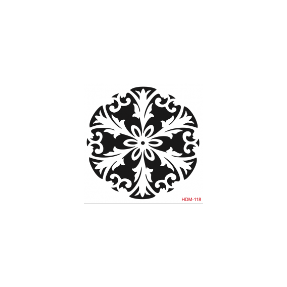 HOME DECOR MİDİ STENCİL 22*22 CM HDM-118