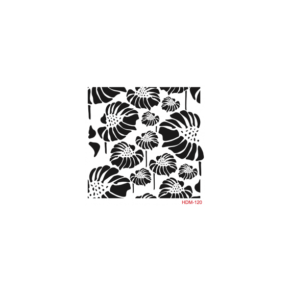 HOME DECOR MİDİ STENCİL 22*22 CM HDM-120