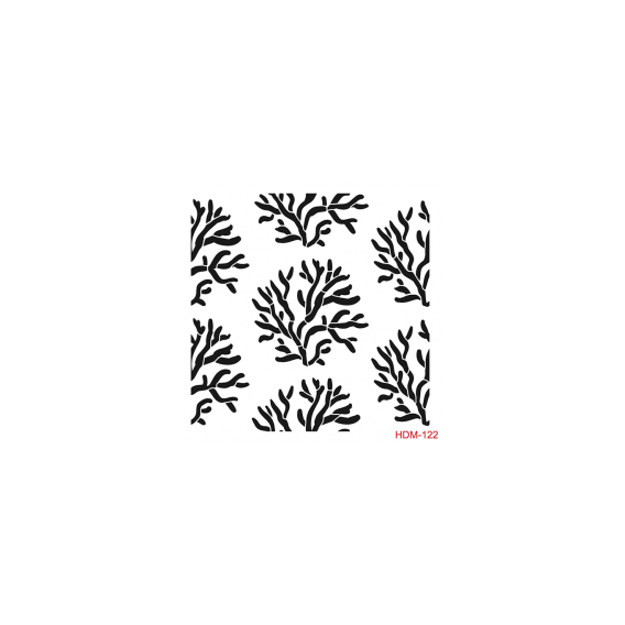 HOME DECOR MİDİ STENCİL 22*22 CM HDM-122