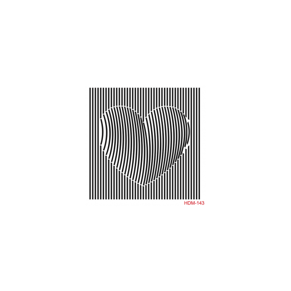 HOME DECOR MİDİ STENCİL 22*22 CM HDM-143