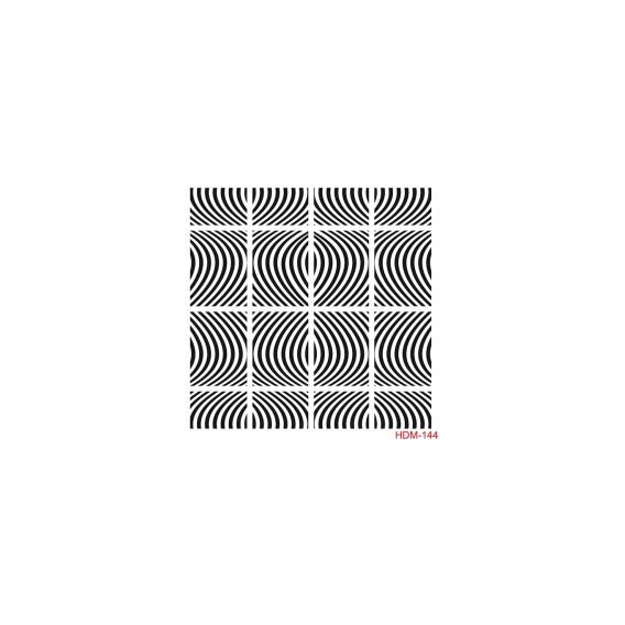 HOME DECOR MİDİ STENCİL 22*22 CM HDM-144