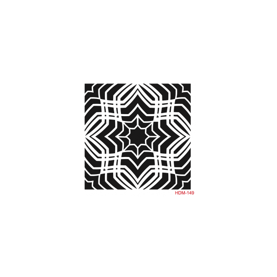 HOME DECOR MİDİ STENCİL 22*22 CM HDM-149