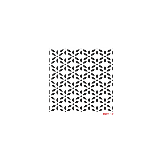 HOME DECOR MİDİ STENCİL 22*22 CM HDM-151