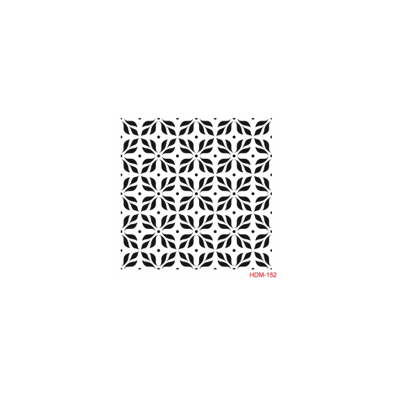 HOME DECOR MİDİ STENCİL 22*22 CM HDM-152