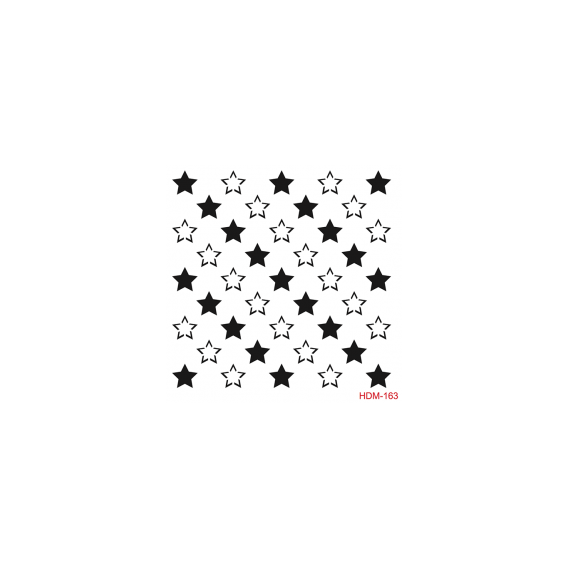 HOME DECOR MİDİ STENCİL 22*22 CM HDM-163