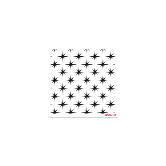 HOME DECOR MİDİ STENCİL 22*22 CM HDM-167