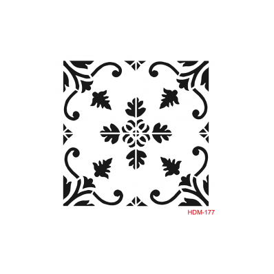 HOME DECOR MİDİ STENCİL 22*22 CM HDM-177